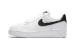 07 White Black Pebbled Leather