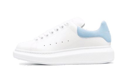 Oversized White Powder Blue