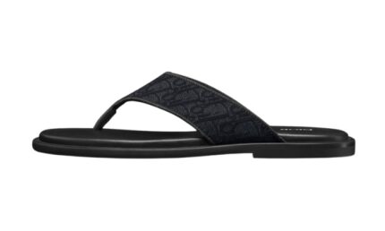 Sandalo infradito Alias Jacquard Oblique nero