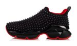 Spike Calzino Nero Rosso