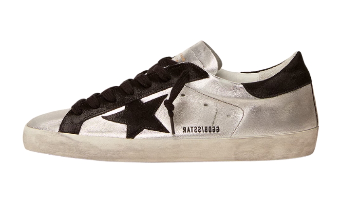 Super-Star in silver leather Super-Star in silver leather