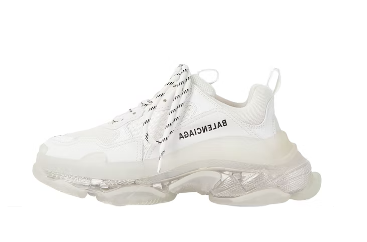 Triple S Clear Sole White Triple S Clear Sole White