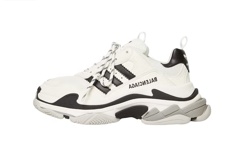 Triple S White Black Triple S White Black